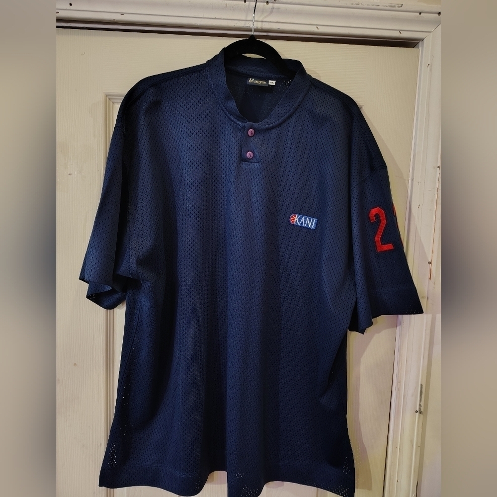 Vintage Karl Kani Blue Polo